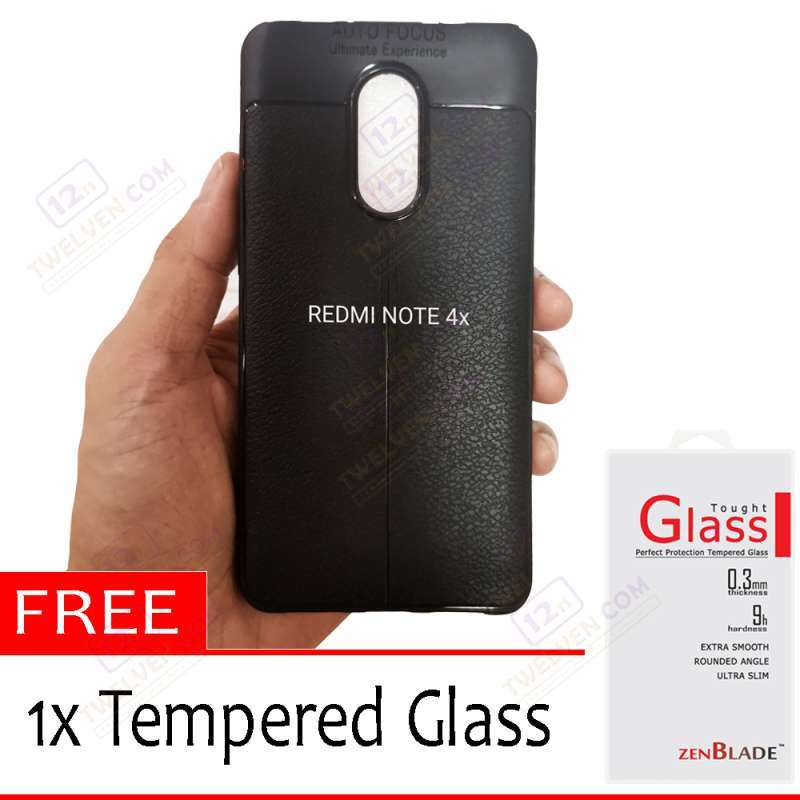 Case Auto Focus Softcase Xiaomi Redmi Note 4x Mediatek Free Tempered Glass