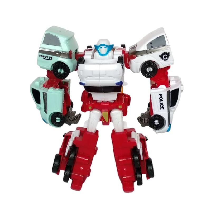 Jual Tobot Quatran Merah 4 In 1 Mainan Mobil Robot Anak Laki Laki Online November 2020 Blibli