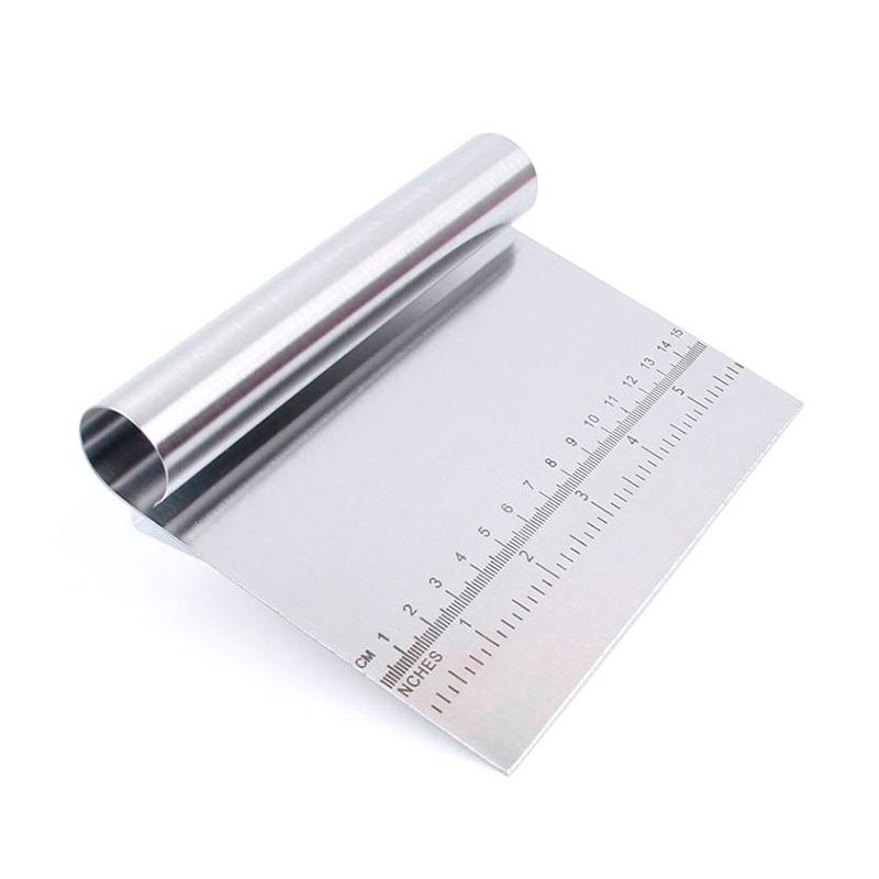 Jual H Ikea Stainless Steel Dough Scraper With Scale Online September 2020 Blibli Com