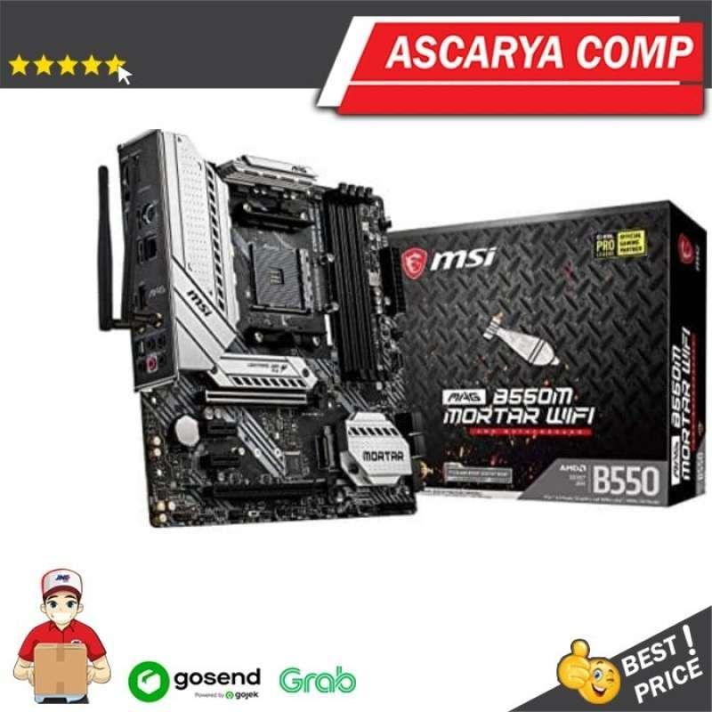 MSI MAG B550M Mortar Wifi (AM4, AMD Promontory B550, DDR4,