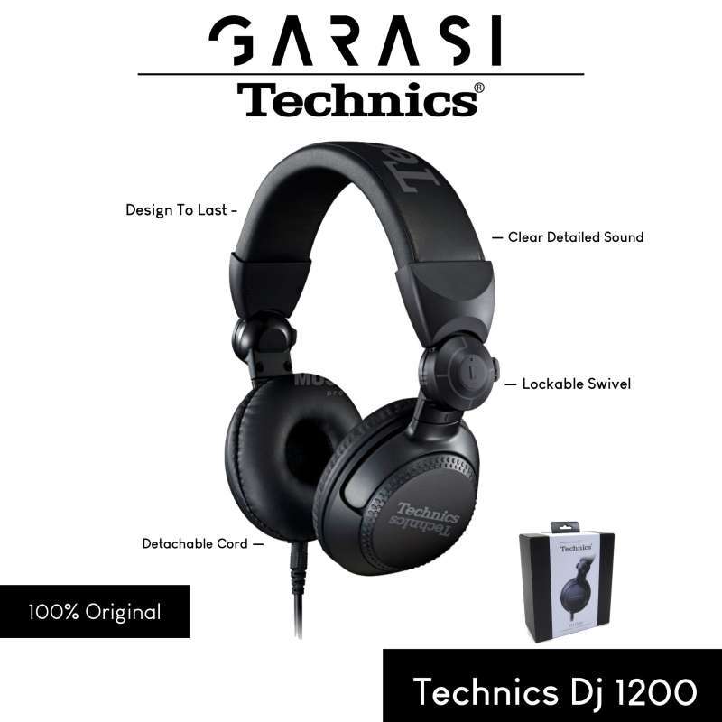 Technics DJヘッドホン EAHDJ1200 【中古美品】 EAH-DJ1200,SL-1200M7L,SL-1200MK7,Technics, Technics SL-1200MK6