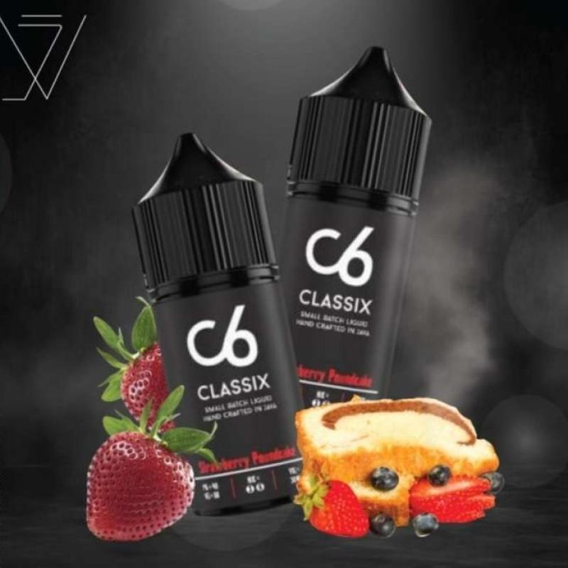 gambar liquid C6 Classix Strawberry Pound Cake