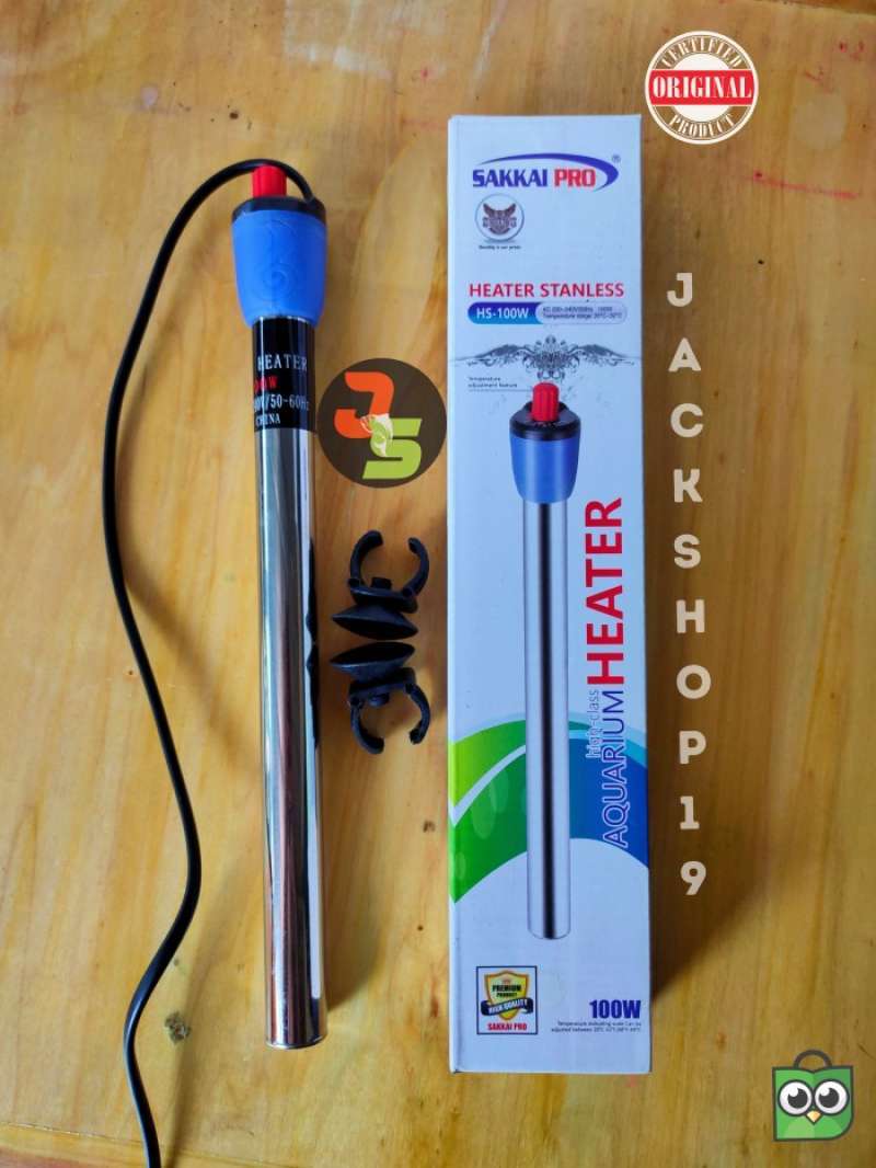 Promo Heater Stainless Sakkai Pro Hs-100W Pemanas Suhu Air Hs 100W Aquarium  Diskon 10% di Seller Gema Store - Cengkareng Timur, Kota Jakarta Barat |  Blibli