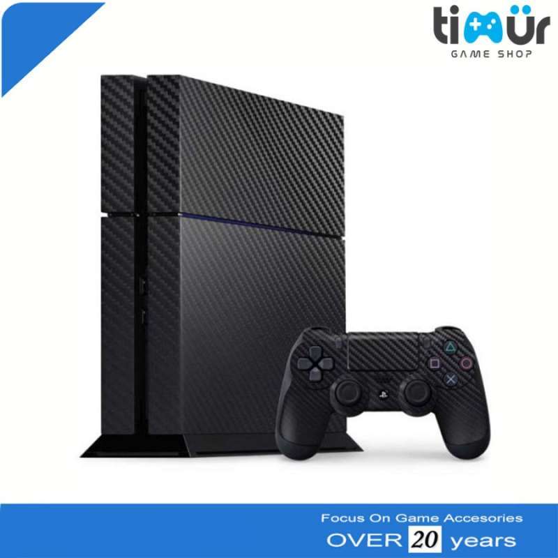 Jual Garskin Skin Plus Sticker Stick Stik Karbon Carbon Hitam Ps4