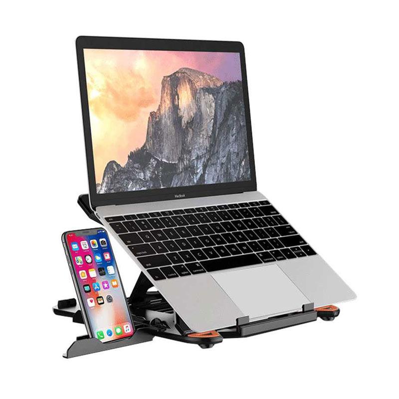 Jual Ice Coorel E5 Adjustable Angle Laptop Stand With Smartphone Holder Online November 2020 Blibli Com