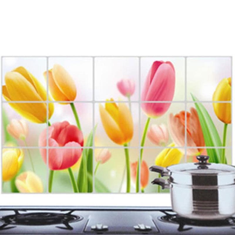 Jual Samhez Tl202 Colorful Tulip Sticker Dapur 45 X 75 Cm Online November 2020 Blibli Com