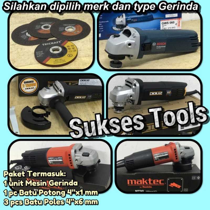 Promo Mesin Gerinda Doliz Bosch Makita Maktec Angle Grinder 4