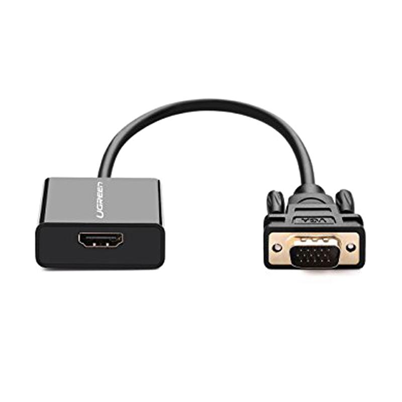 Promo Konverter VGA Male to HDMI Female 