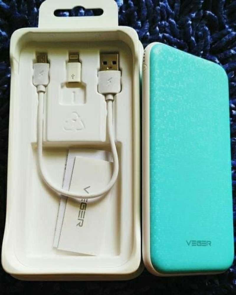 Power bank VEGER 25000 Mah Original Biru tosca - Main Image
