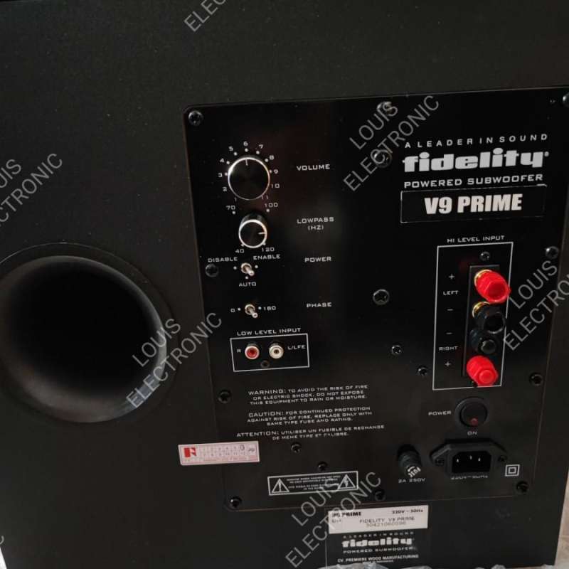 Subwoofer fidelity 12 best sale inch