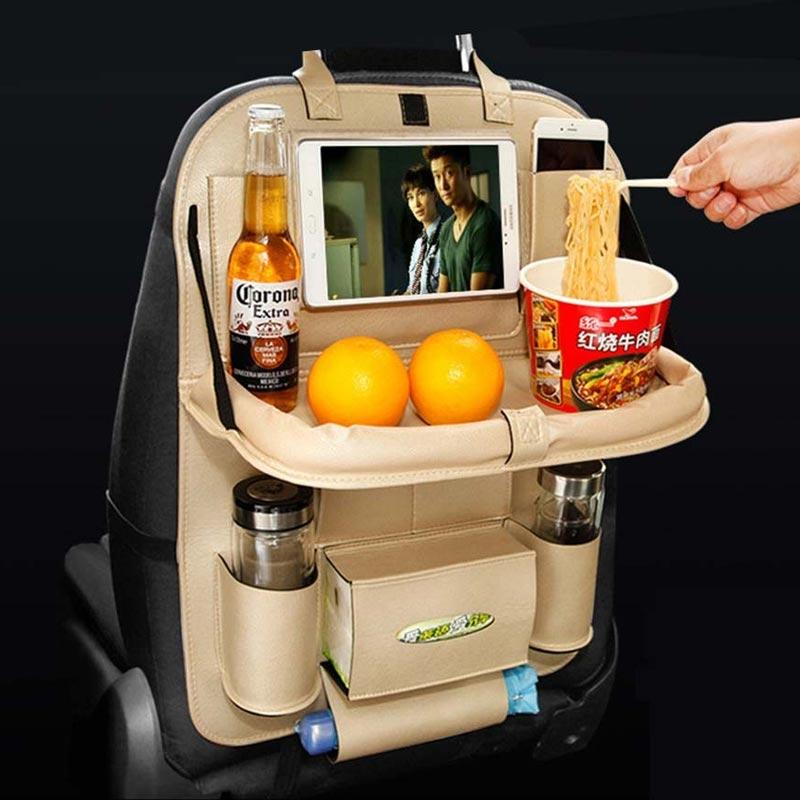 Jual Eds Car Back Seat Organizer With Folding Table Tray Car Holder Pocket For Baby Food Toys Online Oktober 2020 Blibli Com
