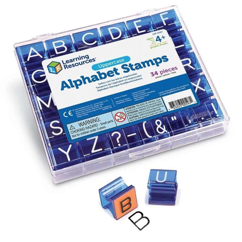 Learning Resources Uppercase Alphabet Stamps Set TERBAIK