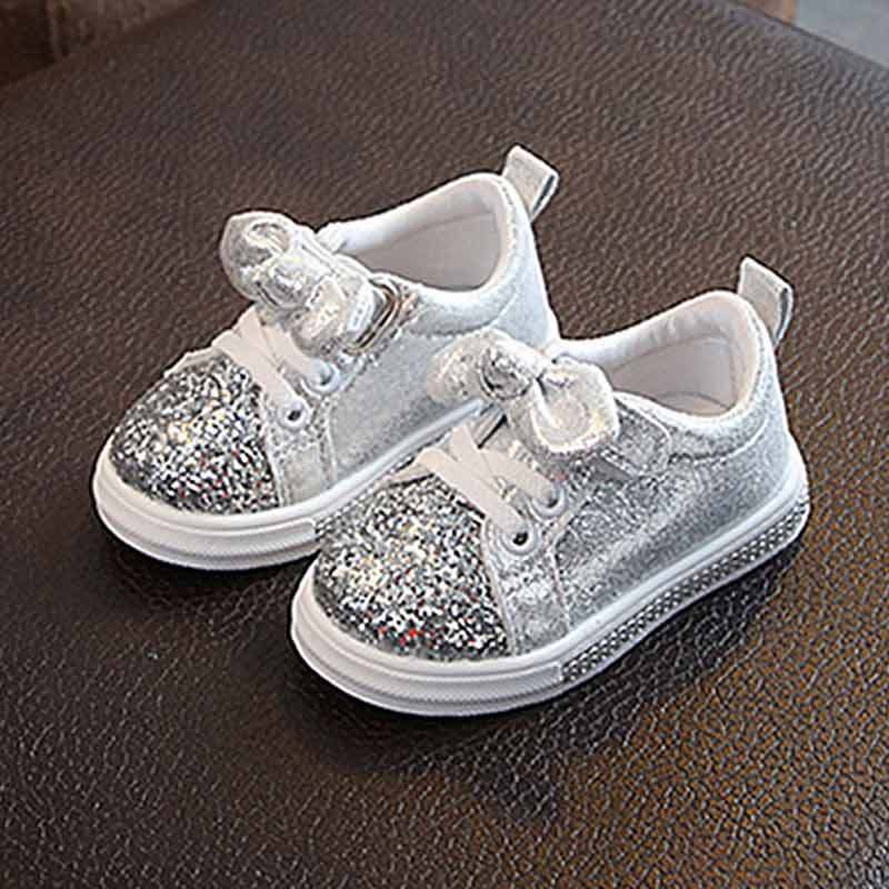Toddler Infant Kids Baby Boys Girls Mesh Breathable Sport Running Shoes Sneakers Hook Loop Bling Hiking Boots