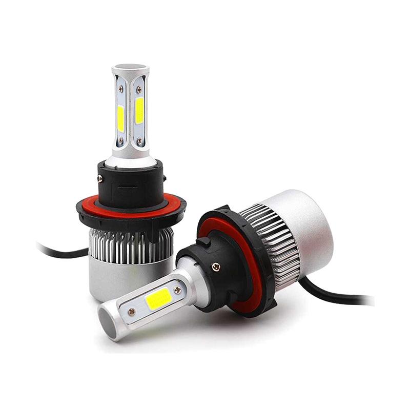 autolite h13 h1 led bohlam lampu depan mobil 2 pcs 8000 lumens