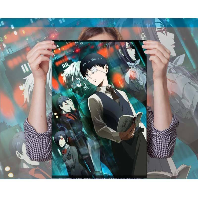 Jual Oem Tokyo Ghoul Action Figure Poster Anime A3 Online Juli