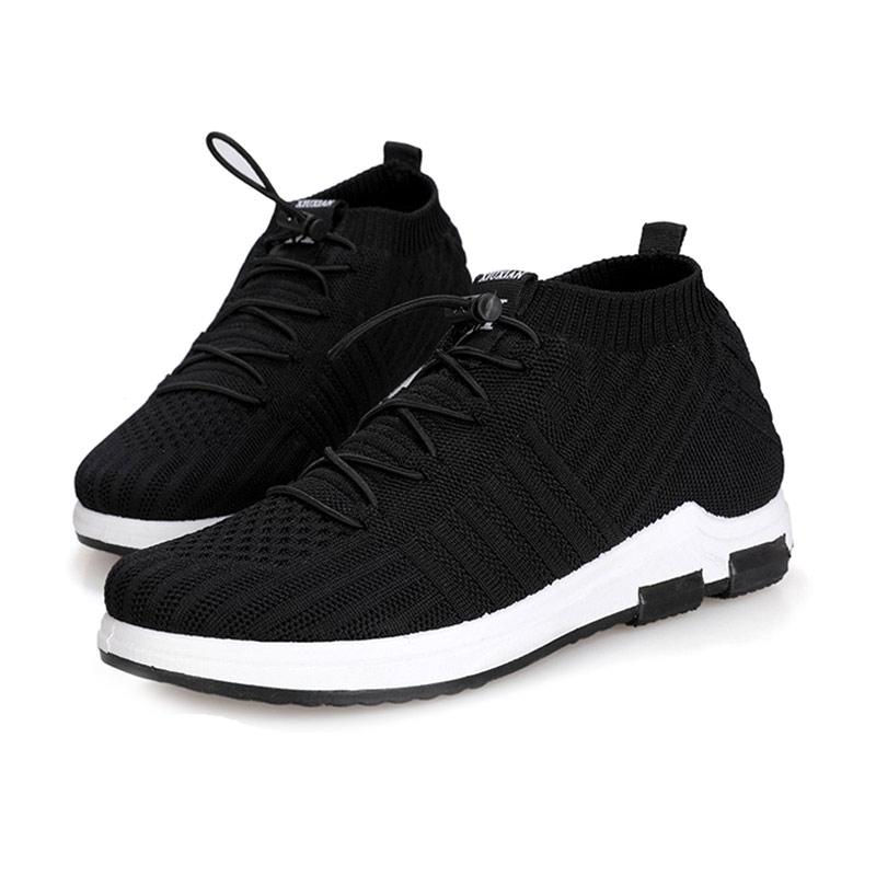 Jual Leedoo Sepatu Sneakers Pria Hitam Online Oktober 2020 Blibli Com