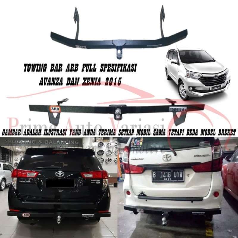 Chrome tow bar on sale for avanza