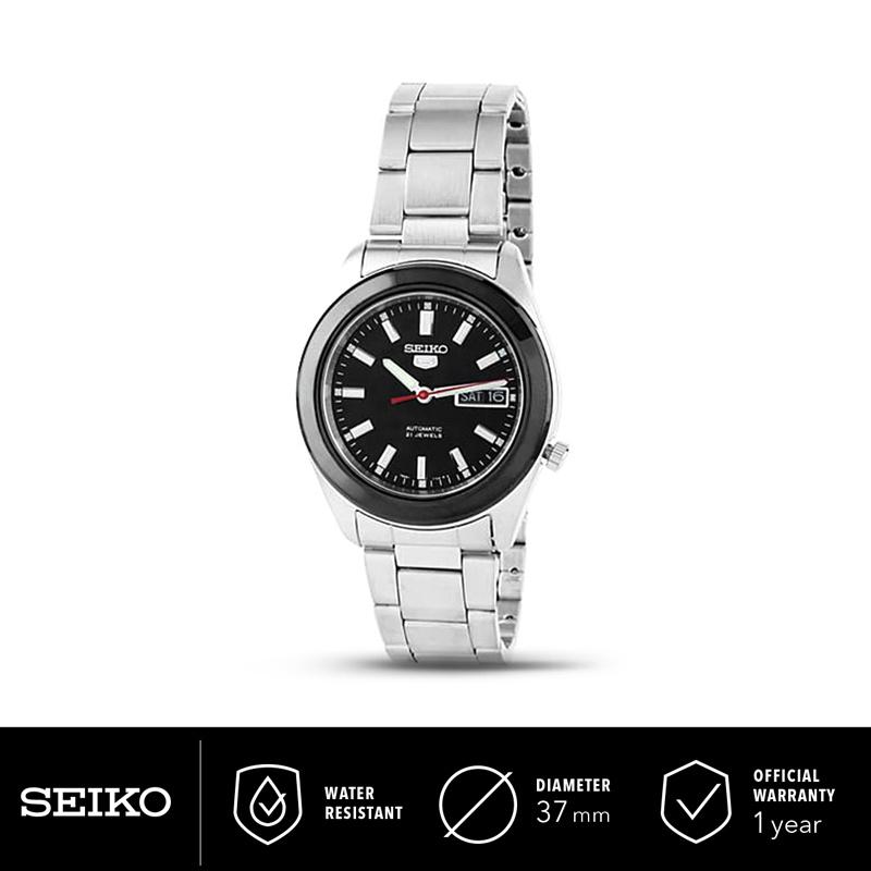 Promo Seiko Automatic Jam Tangan Pria Silver Original SNKM69K1