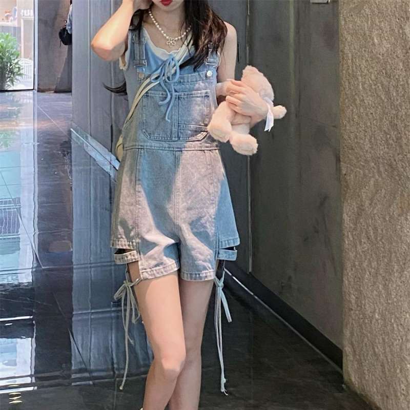 Overall jeans korea sales