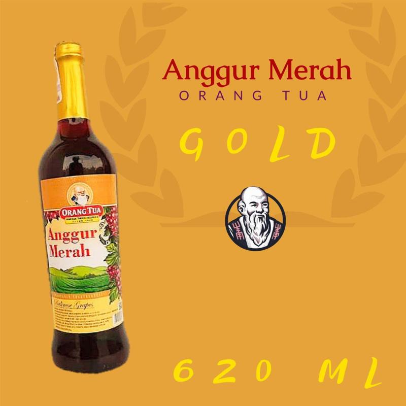 Jual Orang Tua Anggur Merah Gold Minuman Alkohol 620 Ml 1 Karton