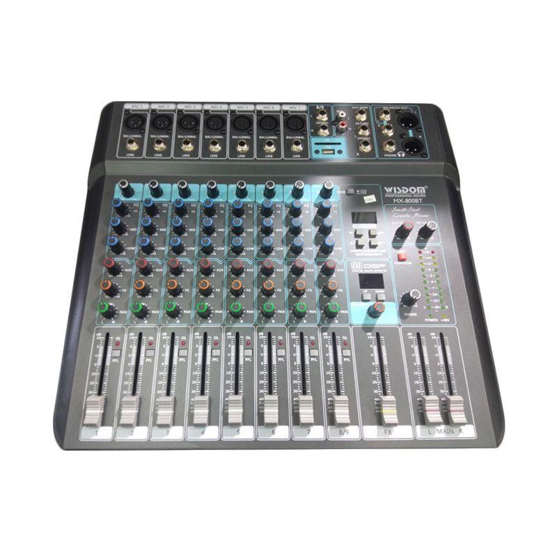 Jual Wisdom Mx 800 Bt Mixer Audio Online September 2020 Blibli Com