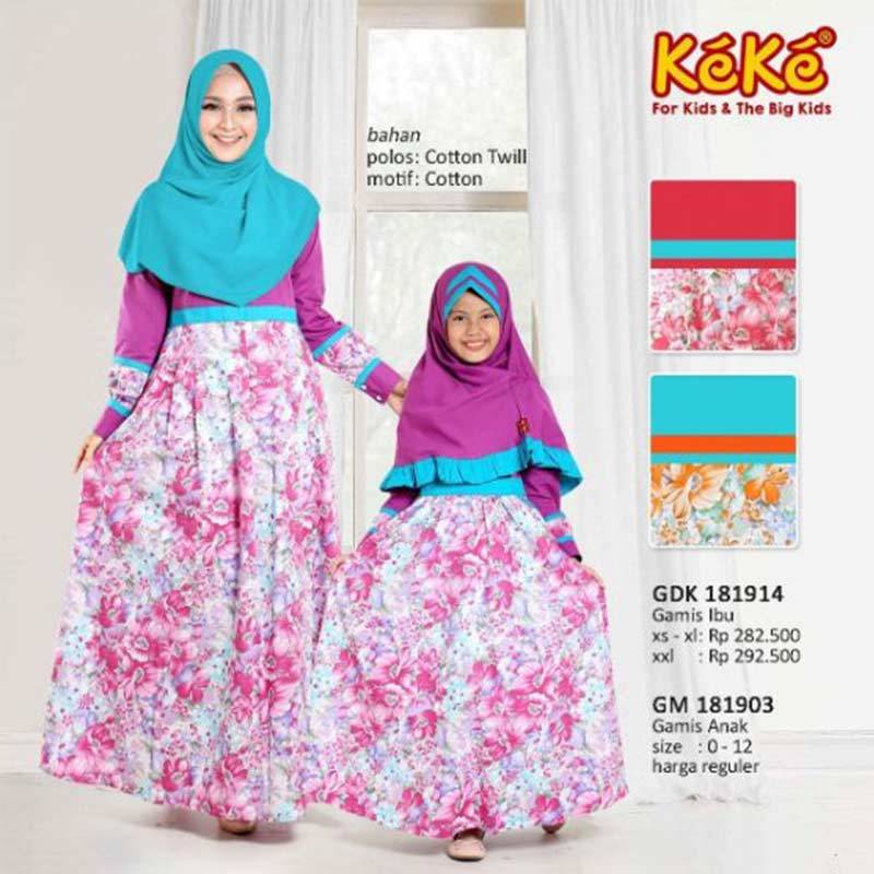 Jual Kekesumut Baju Gamis Anak Perempuan Katun Gm 181903 Bagian Sarimbit Ibu Anak Pusat Keke Busana Murah Februari 2020 Blibli Com