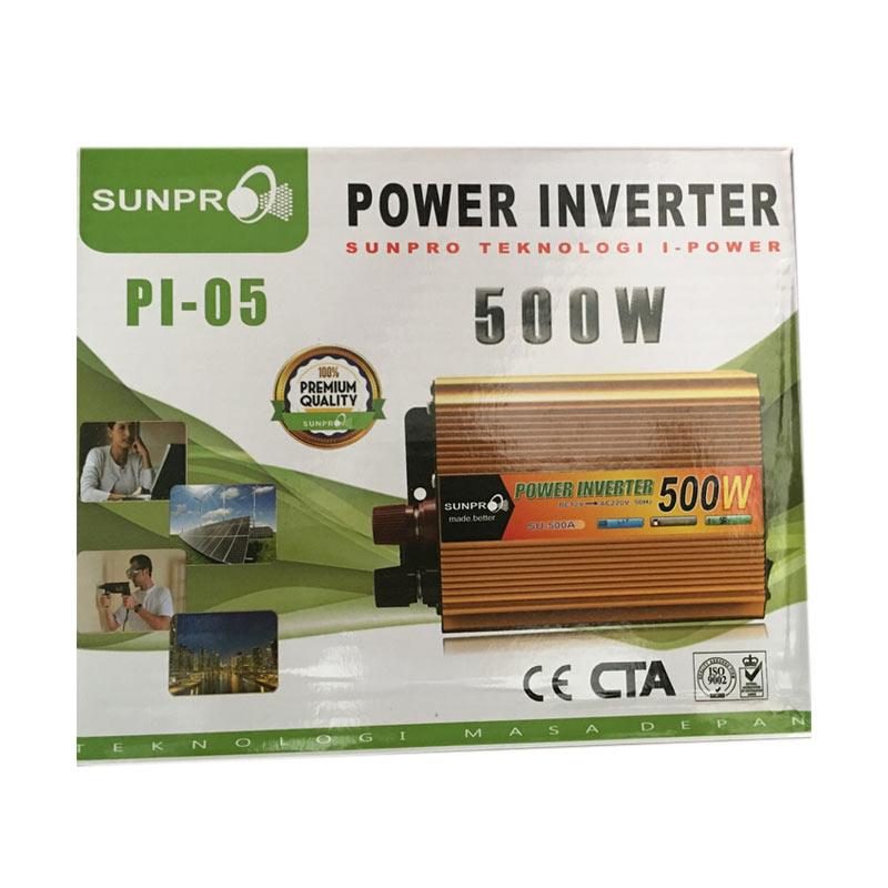 Jual Sunpro Pi 05 Power Inverter 500 W Online Oktober 2020 Blibli Com