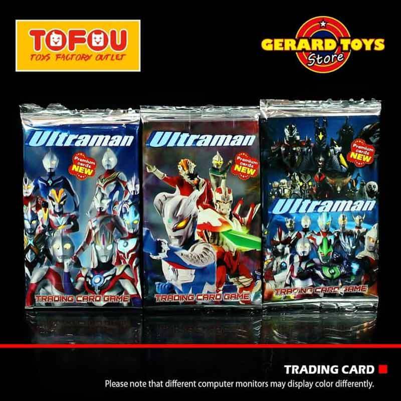 Mainan Kartu Ultraman Trading Cards Game Hologram 1 Kemasan Random