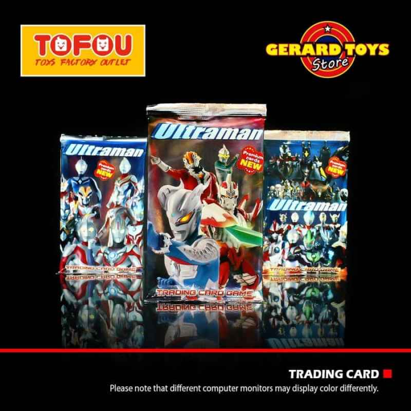 Mainan Kartu Ultraman Trading Cards Game Hologram 1 Kemasan Random