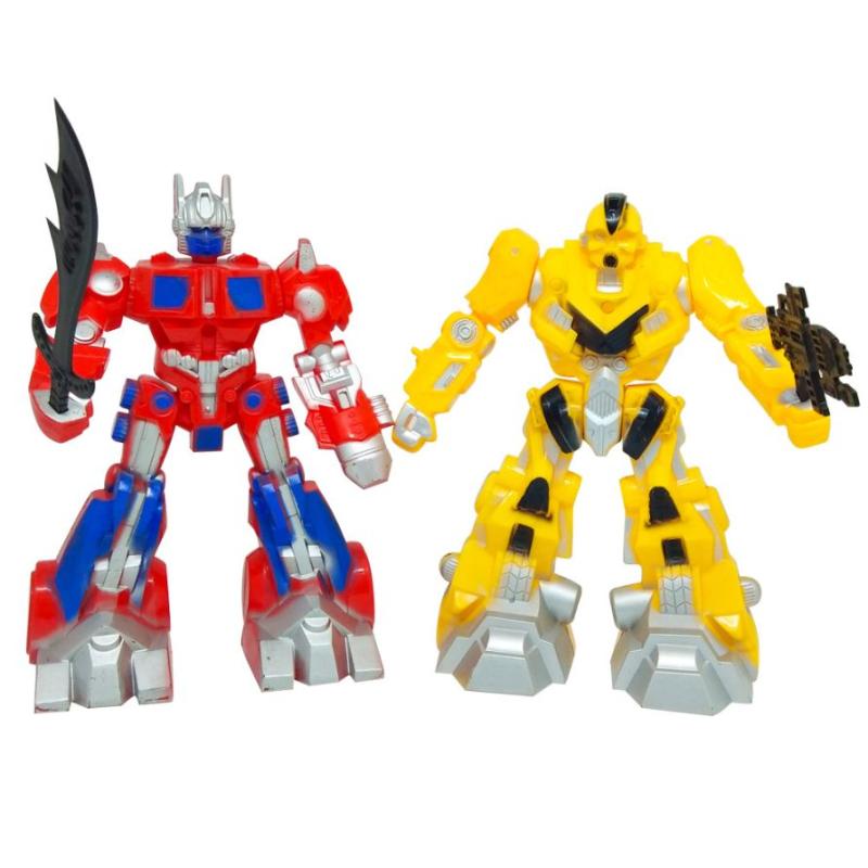 mainan bumblebee and optimus prime