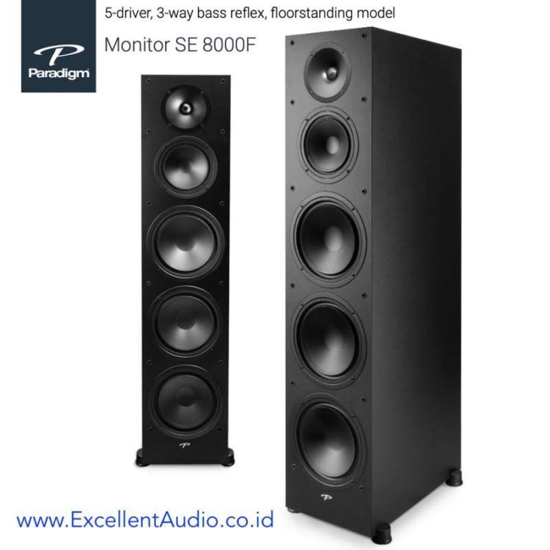 Paradigm monitor SE 8000F floorstand passive speaker