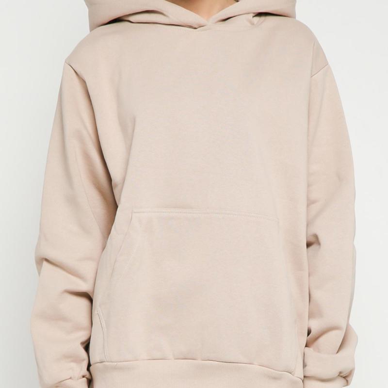 Hoodie polos cream Clearance