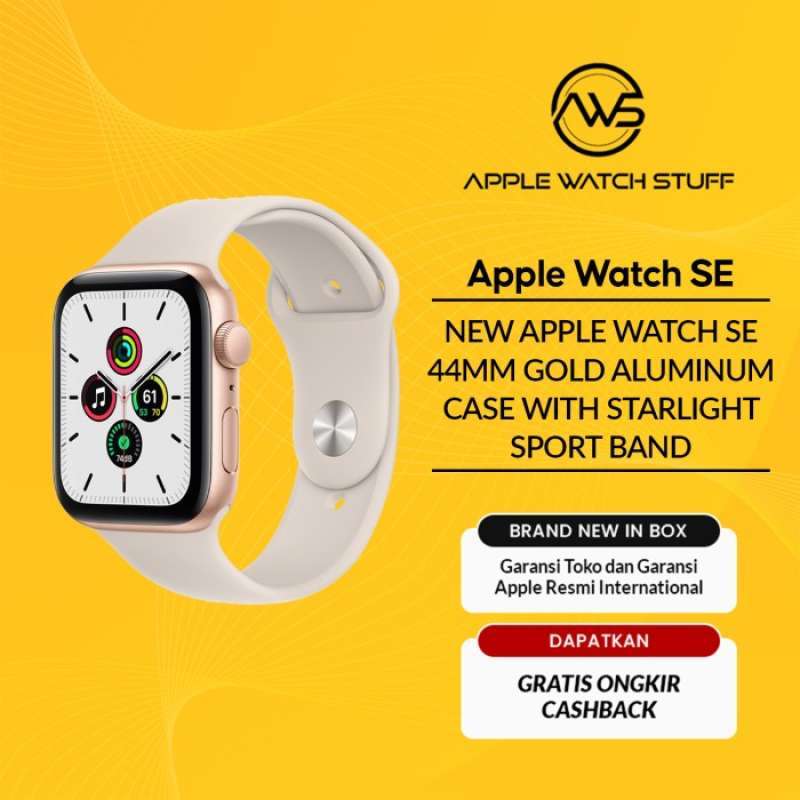 Se gold aluminum case starlight sport band 44mm Clearance