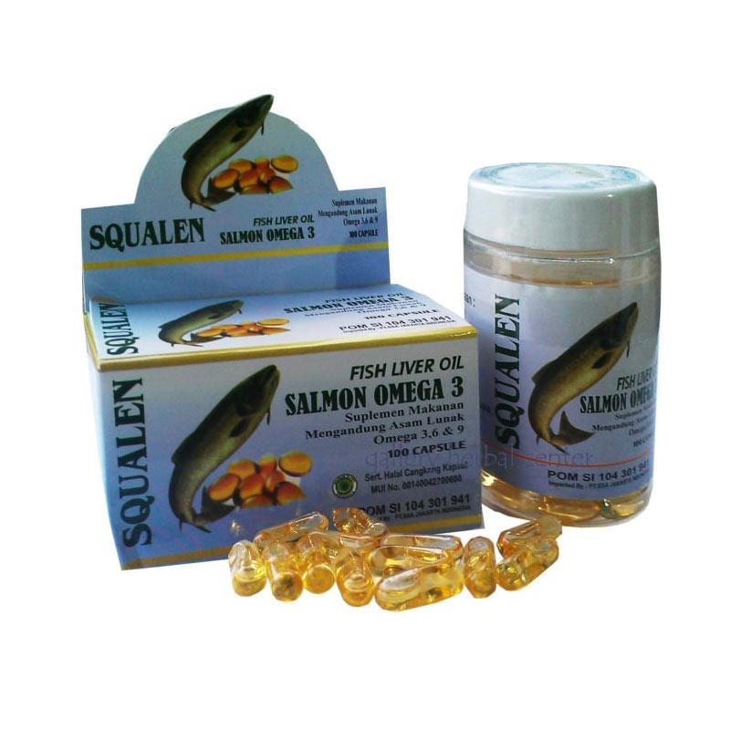 Jual Squalen Gold Minyak Ikan Salmon Squalen Omega 3 Vitamin Otak Anak Dan Dewasa Terbaru Juli 2021 