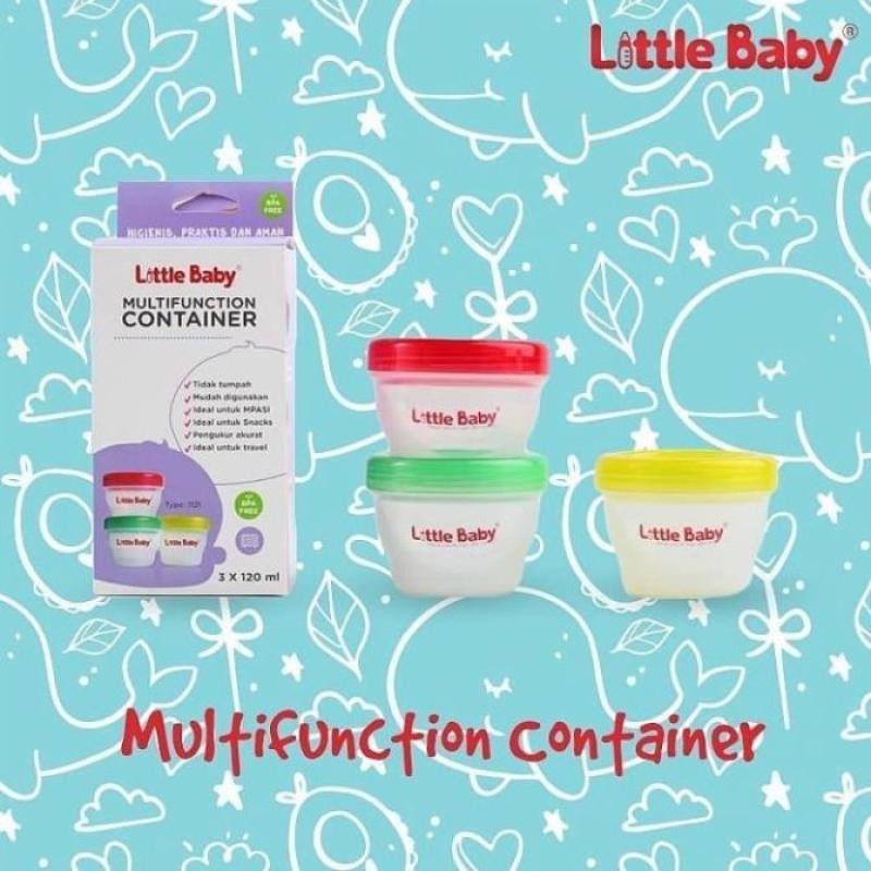 Jual Little Baby 1121 Food Container For Baby 3 Pcs 120 Ml Online September 2020 Blibli Com