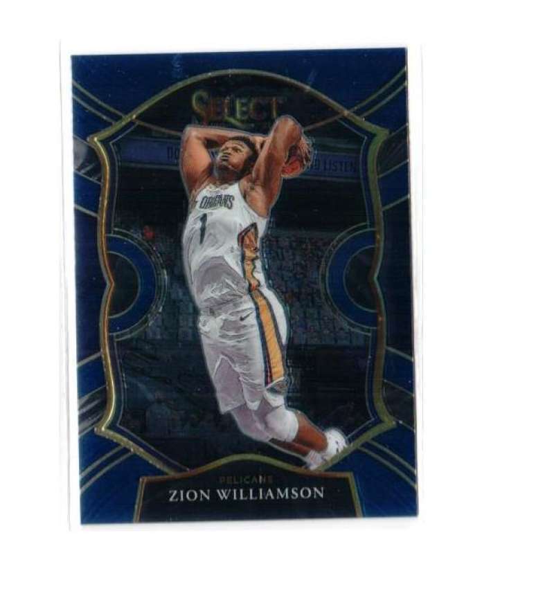 Kartu Basket 2020-21 Select Zion Williamson Concourse Base Blue
