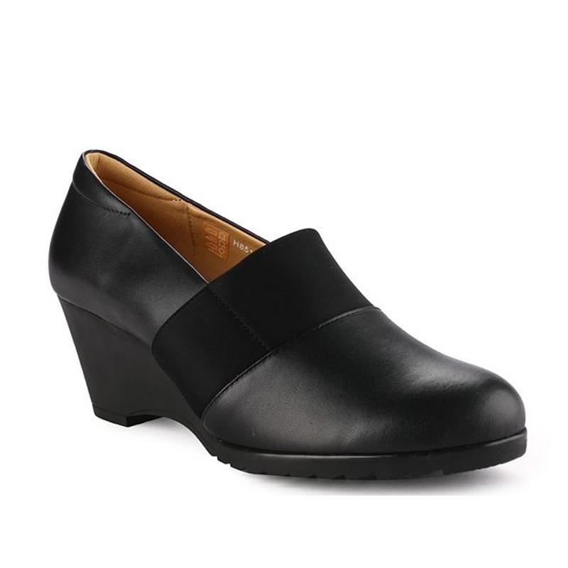 Jual Andrew Hanara Wedges Shoes Wanita Black Online November 2020 Blibli Com