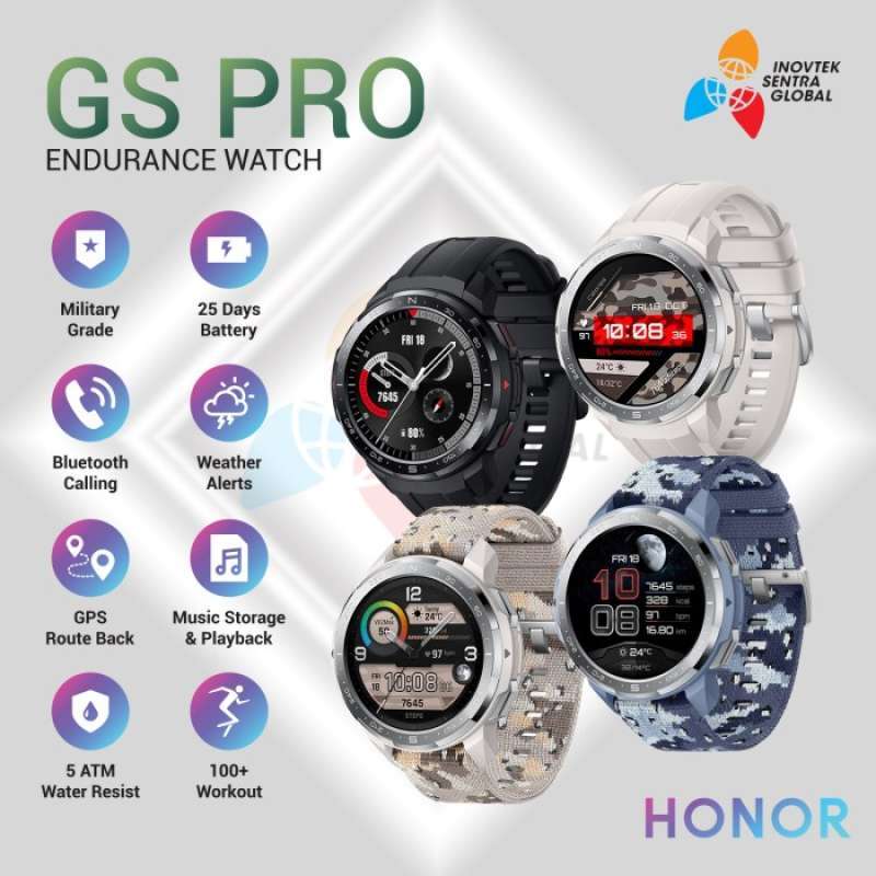 Honor Watch Gs Pro Original Model Terbaru Maret 2024