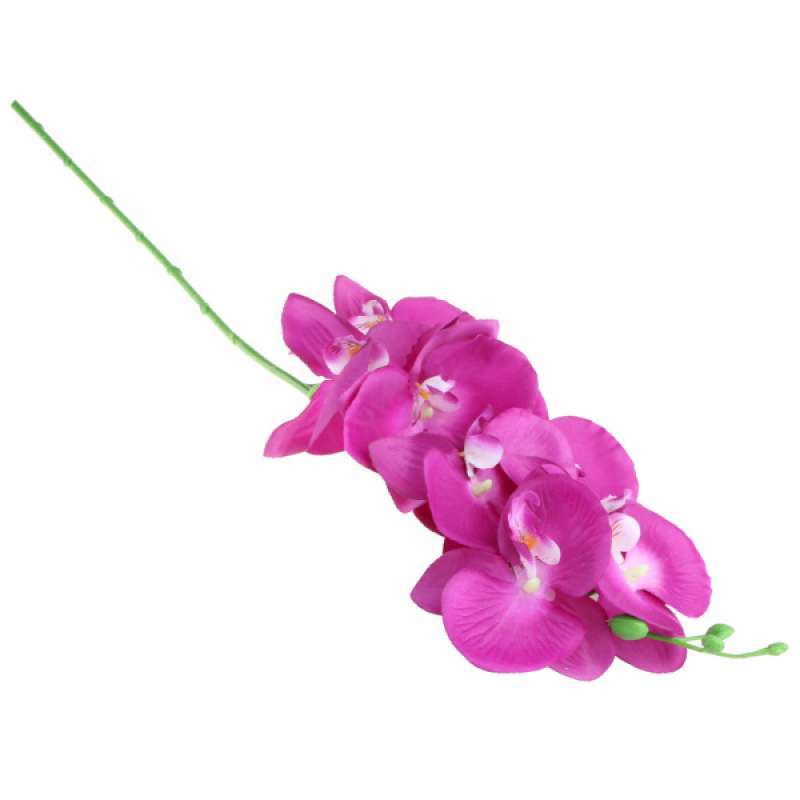 Jual Oem Artificial Orchid Flowers 9 Head Silk Fake Floral Diy Indoor Outdoor Wedding Online September 2020 Blibli Com