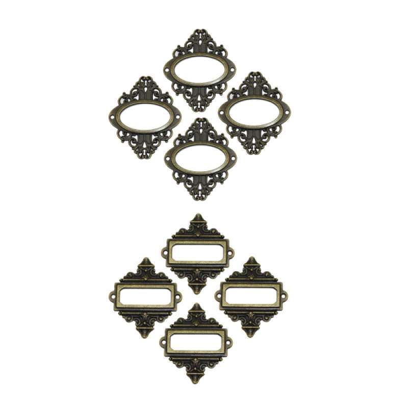 Jual OEM File Drawer Cabinet Card Tag Label Holder Metal ...