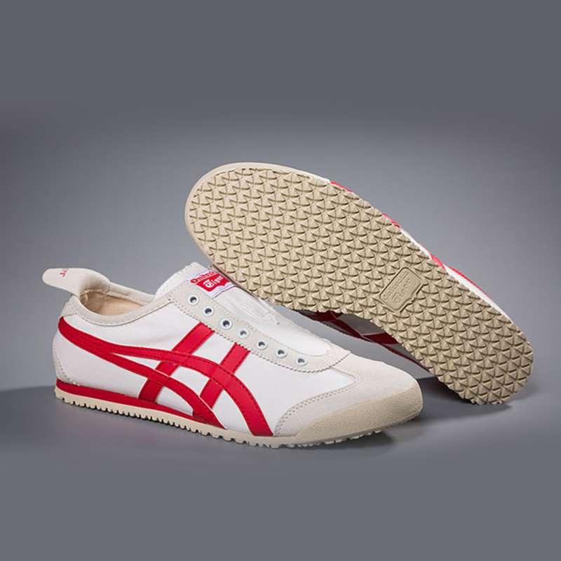 Jual Onitsuka Tiger Mexico 66 Slip On Shoes Woman White Red Murah Agustus 2020 Blibli Com