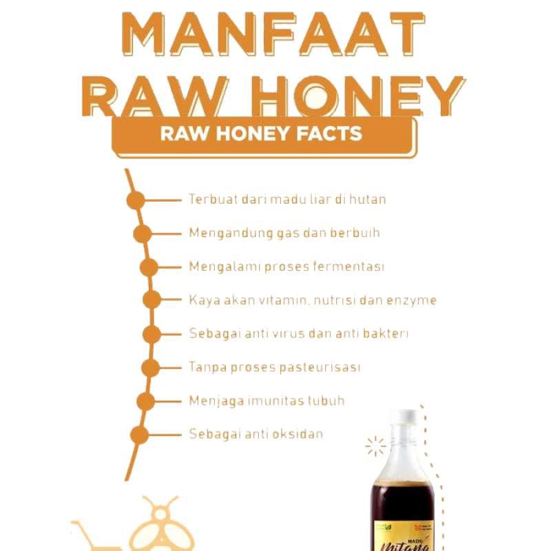 Manfaat raw honey madu asli mentah untuk kesehatan