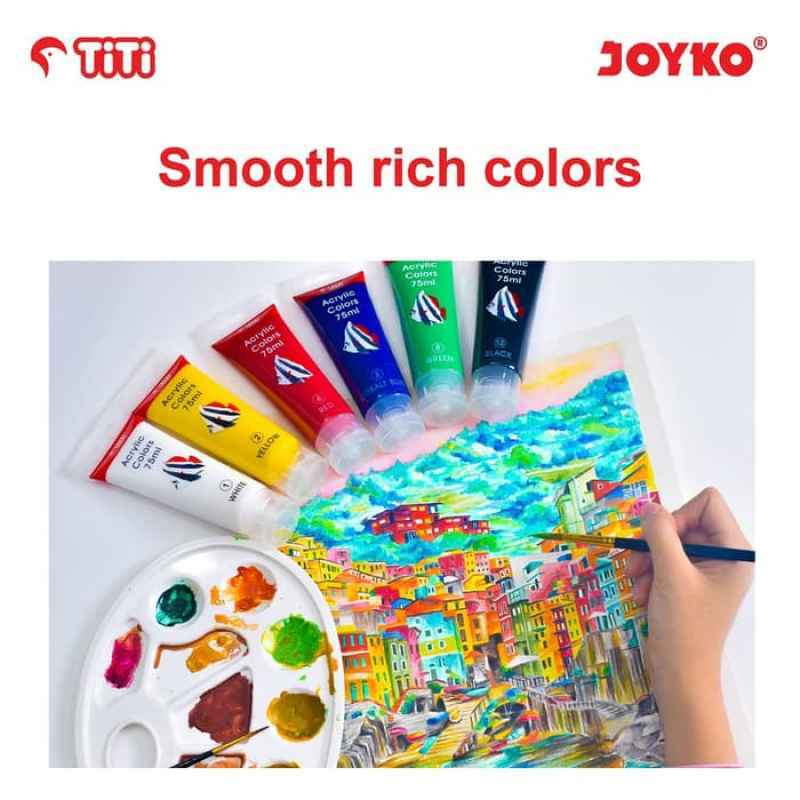 Jual Joyko Titi Acc 75ml 25 Acrylic Color Cat Akrilik Silver 75 Ml Online Agustus 2020 Blibli Com