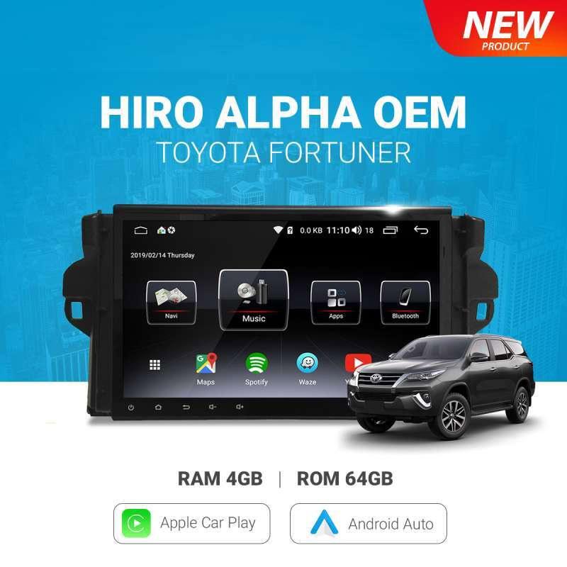 Jual Hiro Alpha Hu 2din Plug N Play For Toyota Fortuner Headunit Android Apple Car Play Android Auto Online Oktober 2020 Blibli Com