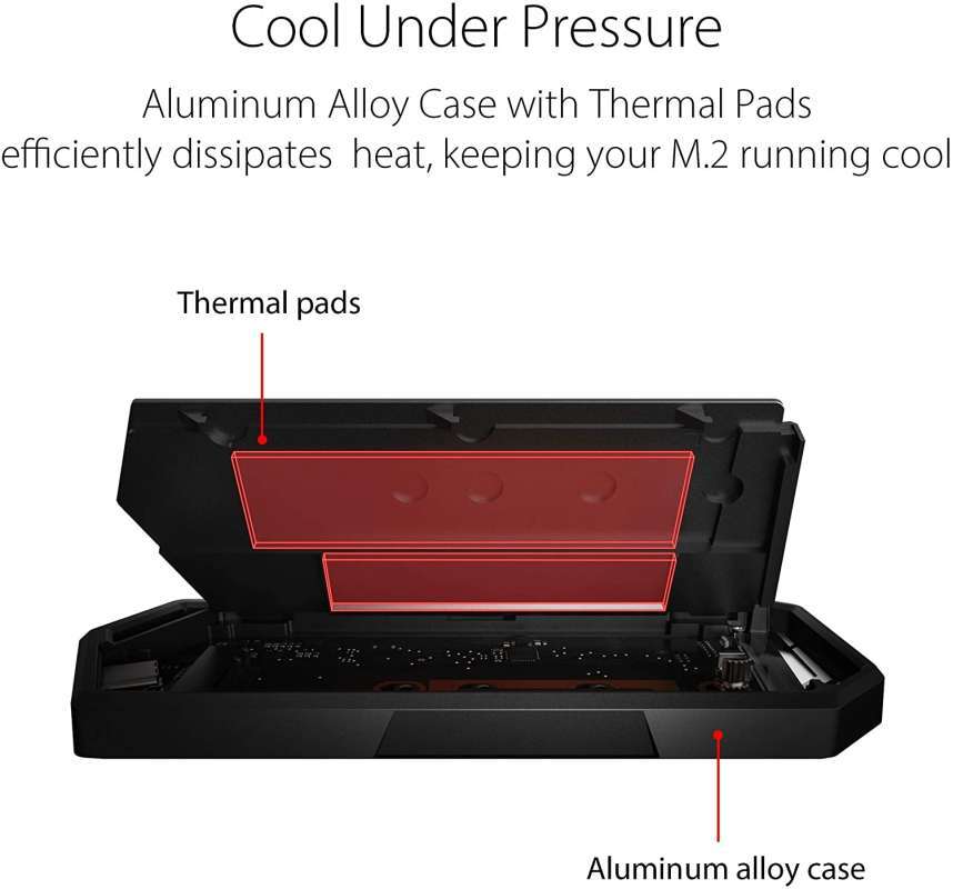 Jual Asus Rog Strix Arion M 2 Nvme Ssd External Portable Enclosure Case Adapter Online Desember 2020 Blibli