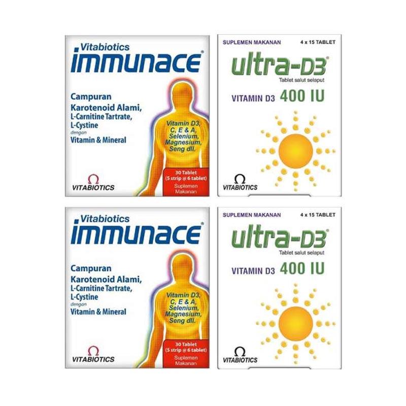 Jual Vitabiotics Multivitamin Immunace Dan Ultra Vitamin D3 Hampers Ramadhan Online November 2020 Blibli