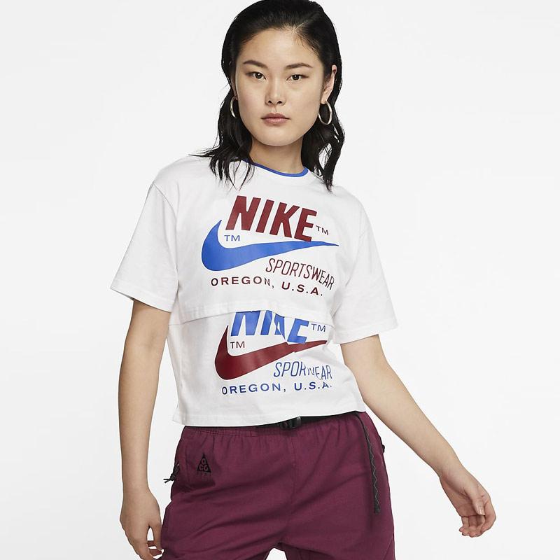 NIKE Sportswear Short-Sleeve Top Baju 