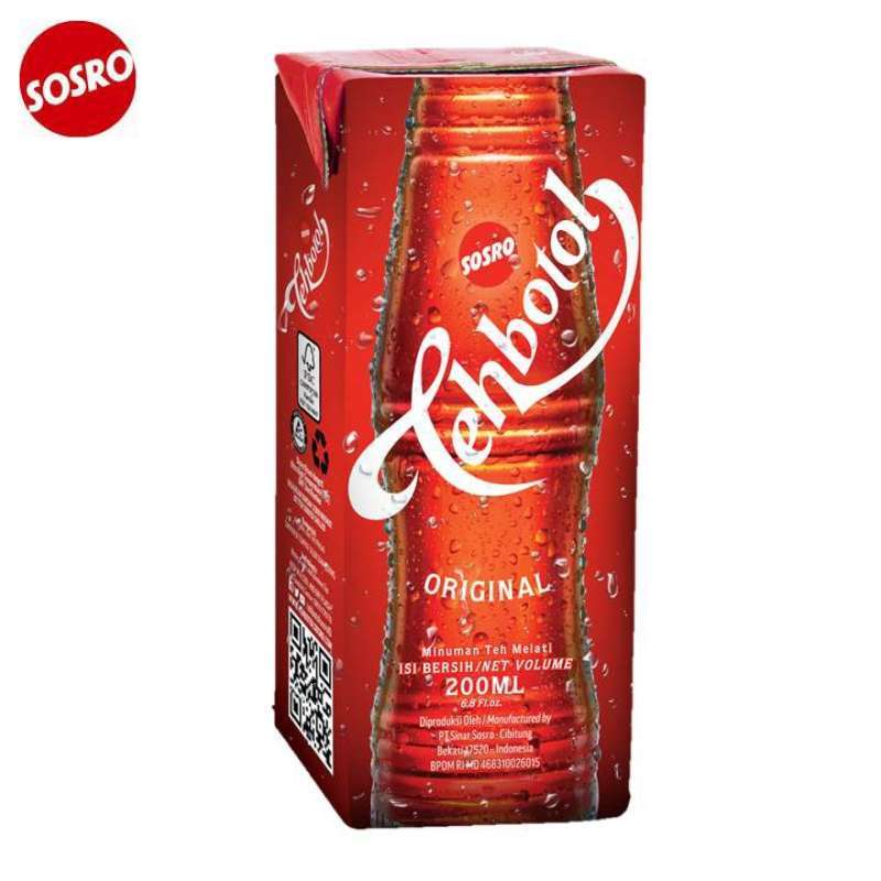 Jual Sosro Teh Botol Kotak 1 Dus 24 200 Ml Online September 2020 Blibli Com