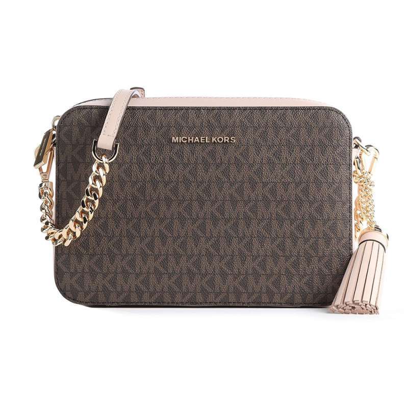 Ginny medium logo online crossbody bag michael kors