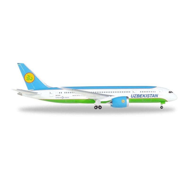 Jual Herpa H530040 Uzbekistan Airways Boeing 787 8 Dremliner Diecast 1 500 Online September 2020 Blibli Com